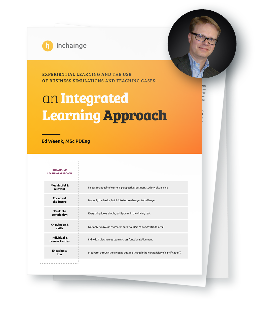 Cover of a white paper on the Integrated Learning Approach.