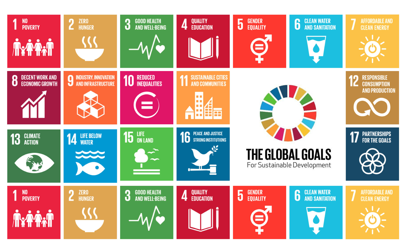 All 17 global goals for sustainable development (SGDs) set by United Nations 